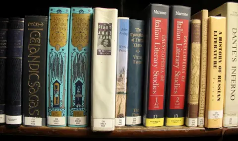 BBC Books on shelf
