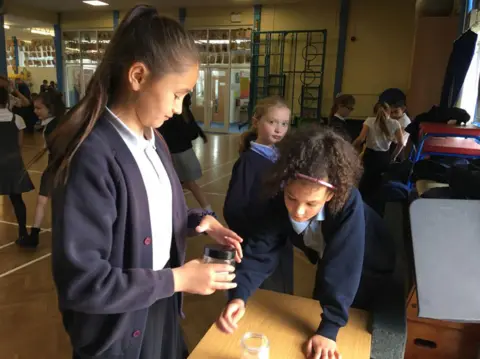 BBC Paying 20p into the lunchtime disco jar