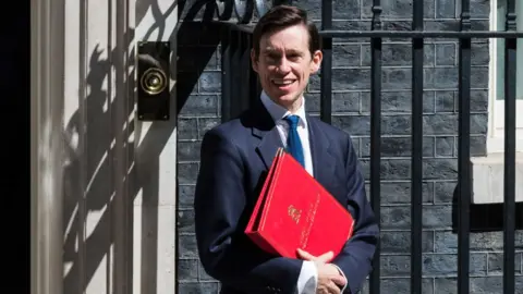 Getty Images Rory Stewart outside downign street