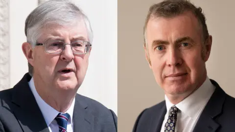 Getty Images Mark Drakeford and Adam Price