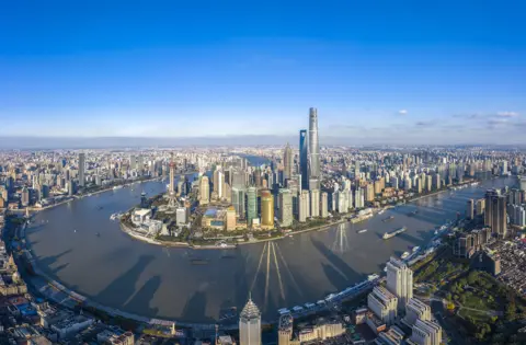 Getty Images Pudong financial district skyline, Shanghai