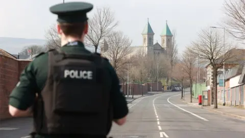 PA Media Security alert in North Belfast