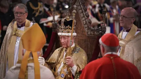 Getty Images King Charles' coronation, Westminster Abbey, May 2023
