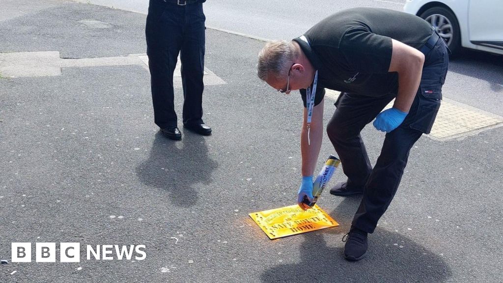 Spray-painted ‘safety route’ suffers backlash Spray-painted ‘safety route’ suffers backlash