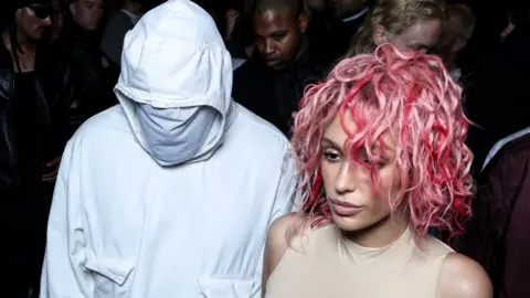 Getty Images  Kanye West and Bianca Censori attend the Prototypes Menswear Spring/Summer 2025 show as part of Paris Fashion Week on June 19, 2024 in Paris, France