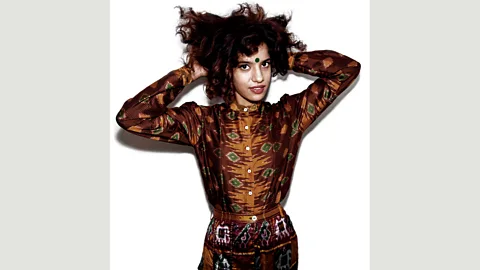 Fashion India/Thames and Hudson The CellDGSN 11.11 collection is made from reclaimed and up-cycled saris (Credit: Fashion India/Thames and Hudson)