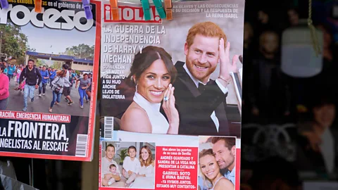 Alamy When Harry and Meghan stepped back from royal duties this year to move to Canada, some likened it to leaving a family business (Credit: Alamy)
