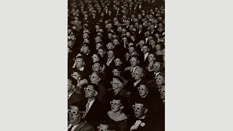 The Picture Collection Inc/ Museum of Fine Arts, Boston Audience watches movie wearing 3-D spectacles, 1952 by JR Eyerman (Credit: The Picture Collection Inc/ Museum of Fine Arts, Boston, The Howard Greenberg Collection)