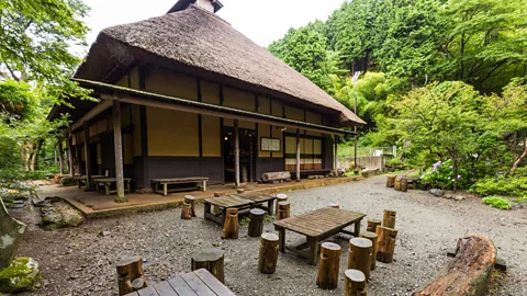 John S Lander/Getty Images Amazake-chaya is a centuries-old tea house in Hakone that specialises in amazake and mochi (rice cakes) (Credit: John S Lander/Getty Images)