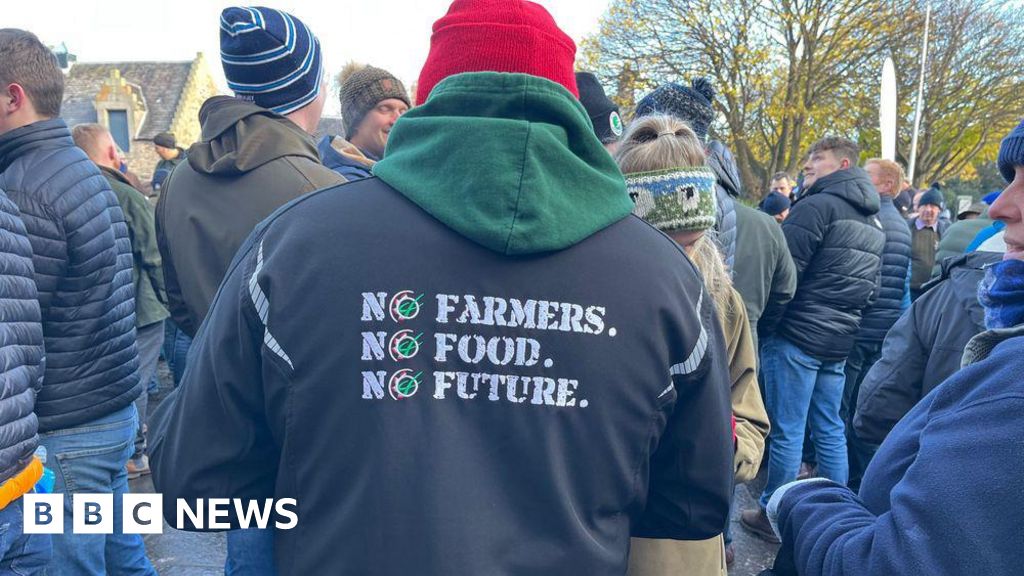 Farmers hold rally at Holyrood over funding and inheritance tax Farmers hold rally at Holyrood over funding and inheritance tax