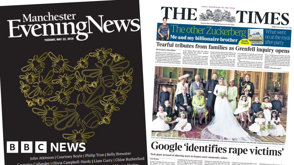 Newspaper headlines: Manchester remembers bombing victims