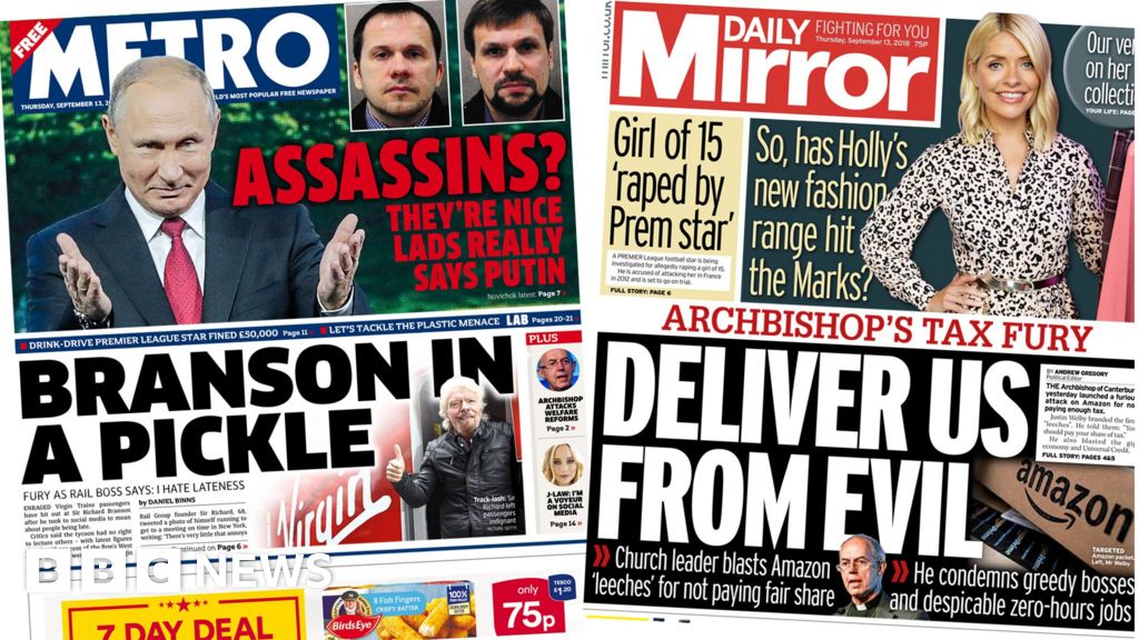 Branson ‘in pickle’ and Archbishop’s ‘fury’ Branson ‘in pickle’ and Archbishop’s ‘fury’