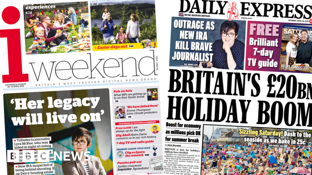 Grief and ‘outrage’ over Lyra McKee death Grief and ‘outrage’ over Lyra McKee death