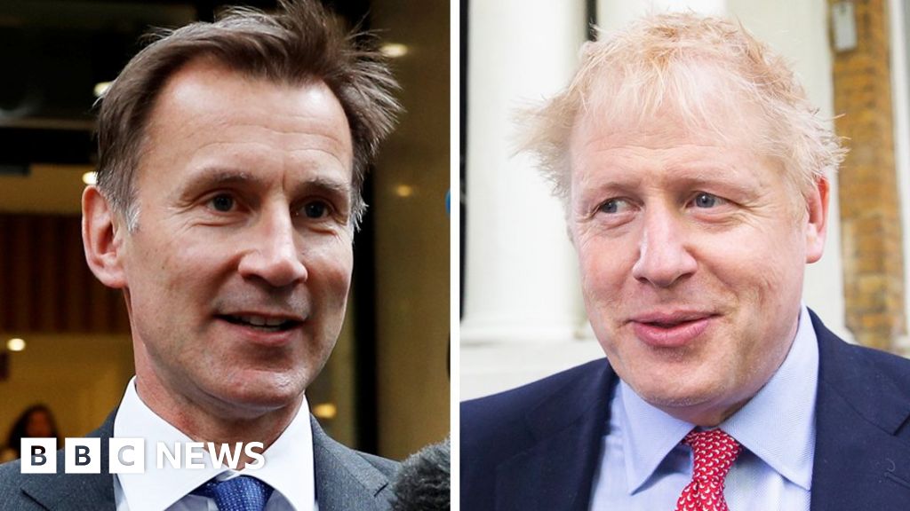 Boris Johnson and Jeremy Hunt divided over Brexit plans Boris Johnson and Jeremy Hunt divided over Brexit plans