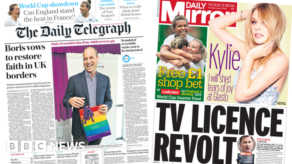 Immigration promise and TV licence ‘revolt’