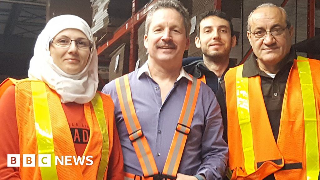 The boss who rescued 300 Syrian refugees The boss who rescued 300 Syrian refugees