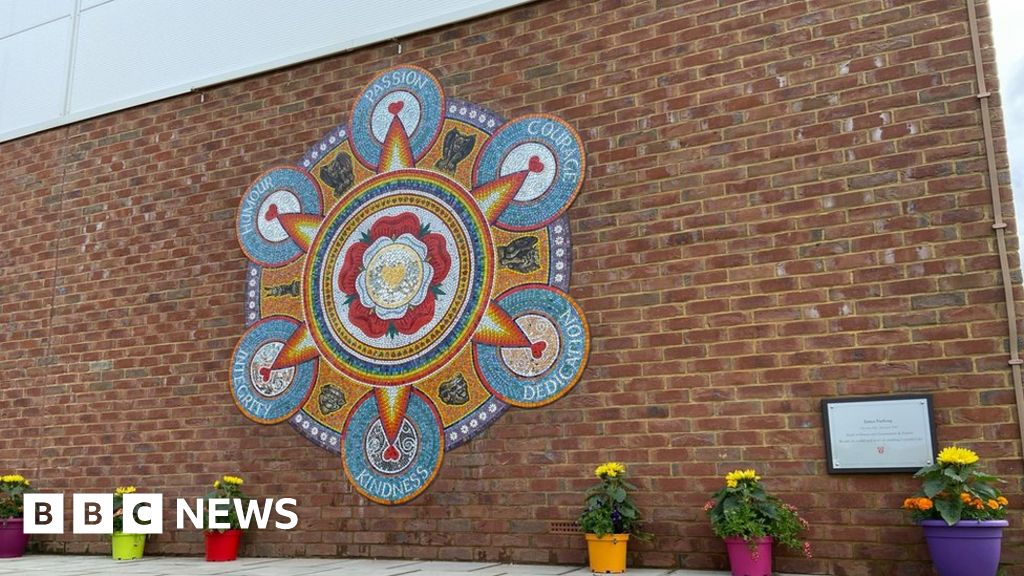 Mosaic created for teacher killed in terror attack Mosaic created for teacher killed in terror attack