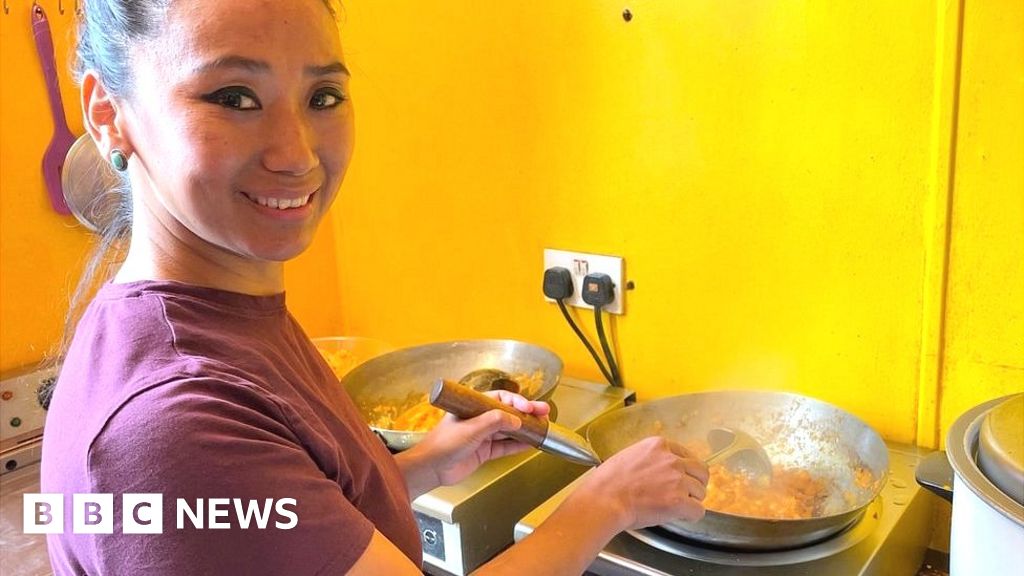 Tibetan woman overwhelmed as Edinburgh cafe saved Tibetan woman overwhelmed as Edinburgh cafe saved