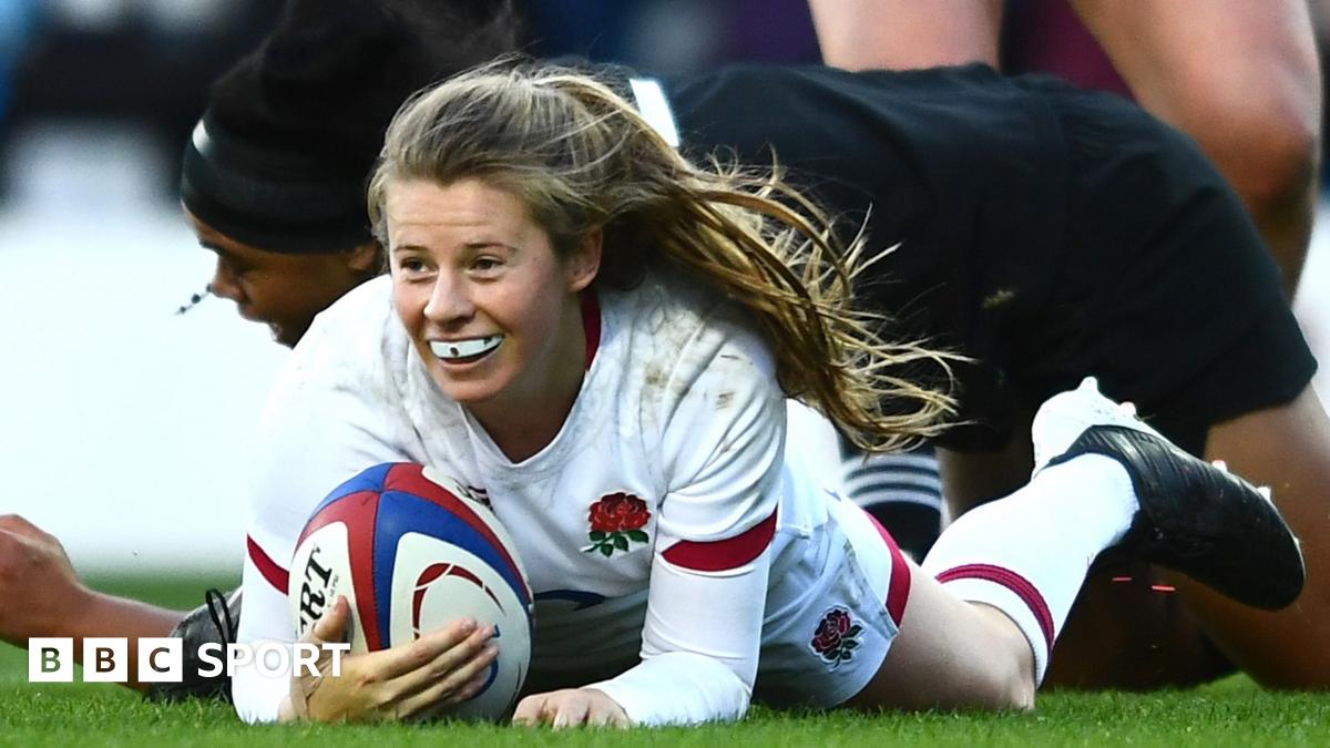 England 43-12 New Zealand: ‘Mature’ Zoe Harrison ‘sensational’ in victory