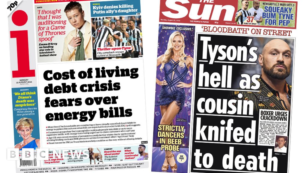 ‘Debt crisis fears’, and Fury’s knife crime plea ‘Debt crisis fears’, and Fury’s knife crime plea
