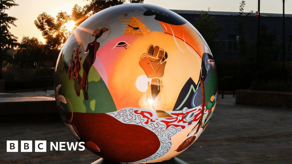 Walkable art trail explores African history Walkable art trail explores African history