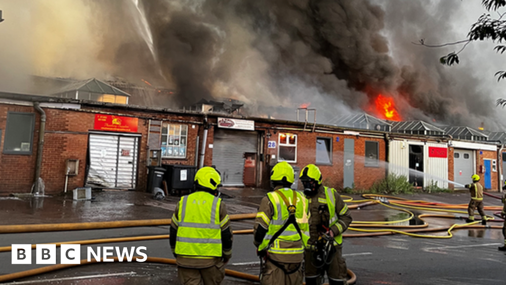 More than 40 industrial units destroyed in blaze