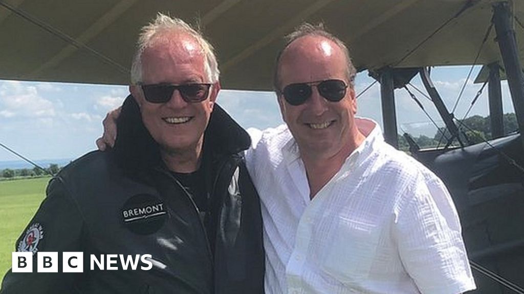 Replica Spitfire pilot Trevor Bailey was “brilliant brother”