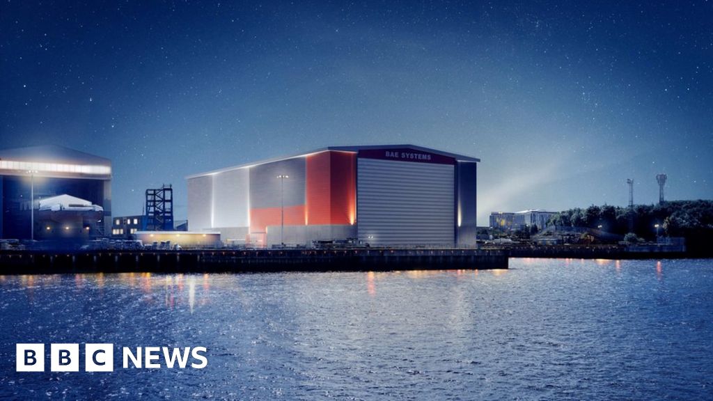 Construction begins at Glasgow ‘frigate factory’