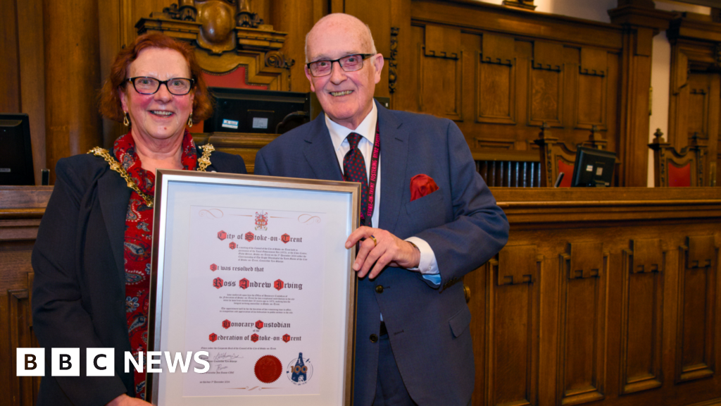 Honorary custodian appointed for Stoke-on-Trent’s centenary Honorary custodian appointed for Stoke-on-Trent’s centenary