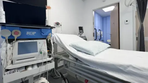 Bradford Teaching Hospitals NHS Foundation Trust Bed in hospital maternity ward