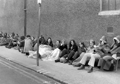 Daily Record/Mirrorpix via Getty Images Rolling Stones fans