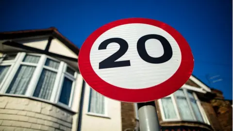 Getty Images 20mph sign