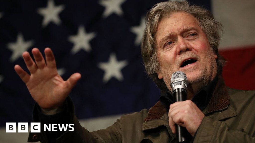 Ex-Trump strategist Steve Bannon rails against Republicans in Alabama