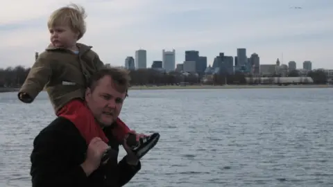 Dan Hiscocks Dan Hiscocks with his son Joshua