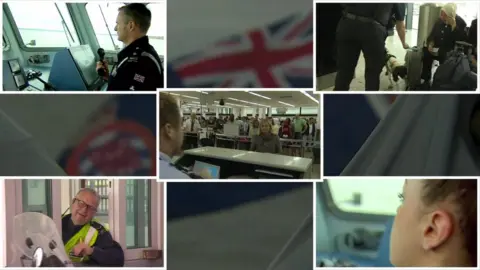 BBC The Border Force manages UK border controls on customs and immigration.
