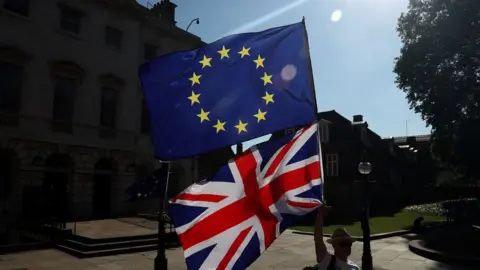 Getty Images EU and UK flags