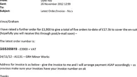 Gloucestershire Police Email sent by Roy Dyke