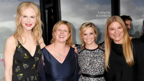 Getty Images Nicole Kidman, Liane Moriarty, Reese Witherspoon and Bruna Papandrea