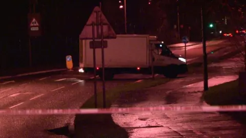 Abandoned lorry on Northland Road in derry