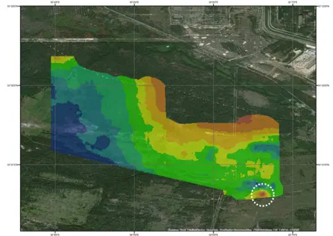NCNR/Uni of Bristol Map of Chernobyl
