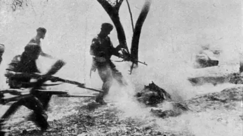 Getty Images Soldiers in Burma, 1942