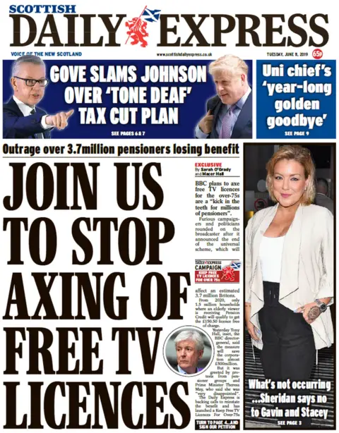 Express front page