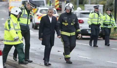 PA Sadiq Khan and Dany Cotton