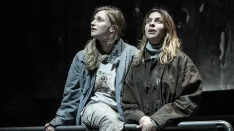 Marc Brenner Faye Marsay and Natalia Tena in Europe