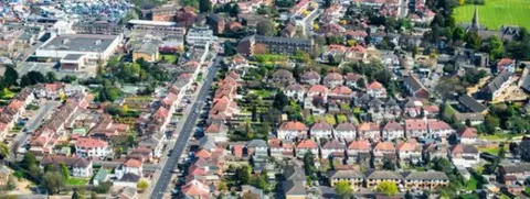 Getty Images Houses from above