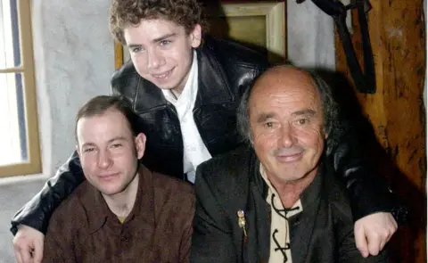 Shutterstock Actor Marc Donato, top, with David Marenger and Georges Brossard in 2004