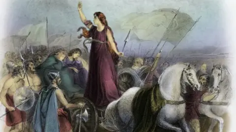 Culture Club/Getty Images An artist impression of Boudica