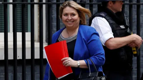 Reuters Karen Bradley in Downing Street