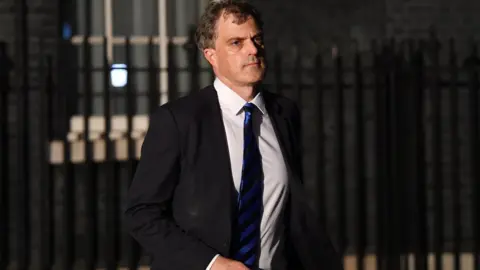 Getty Images Julian Smith leaving number 10 downing street following his appointment as northern Ireland secretary