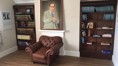 An interior view of Ambedkar House